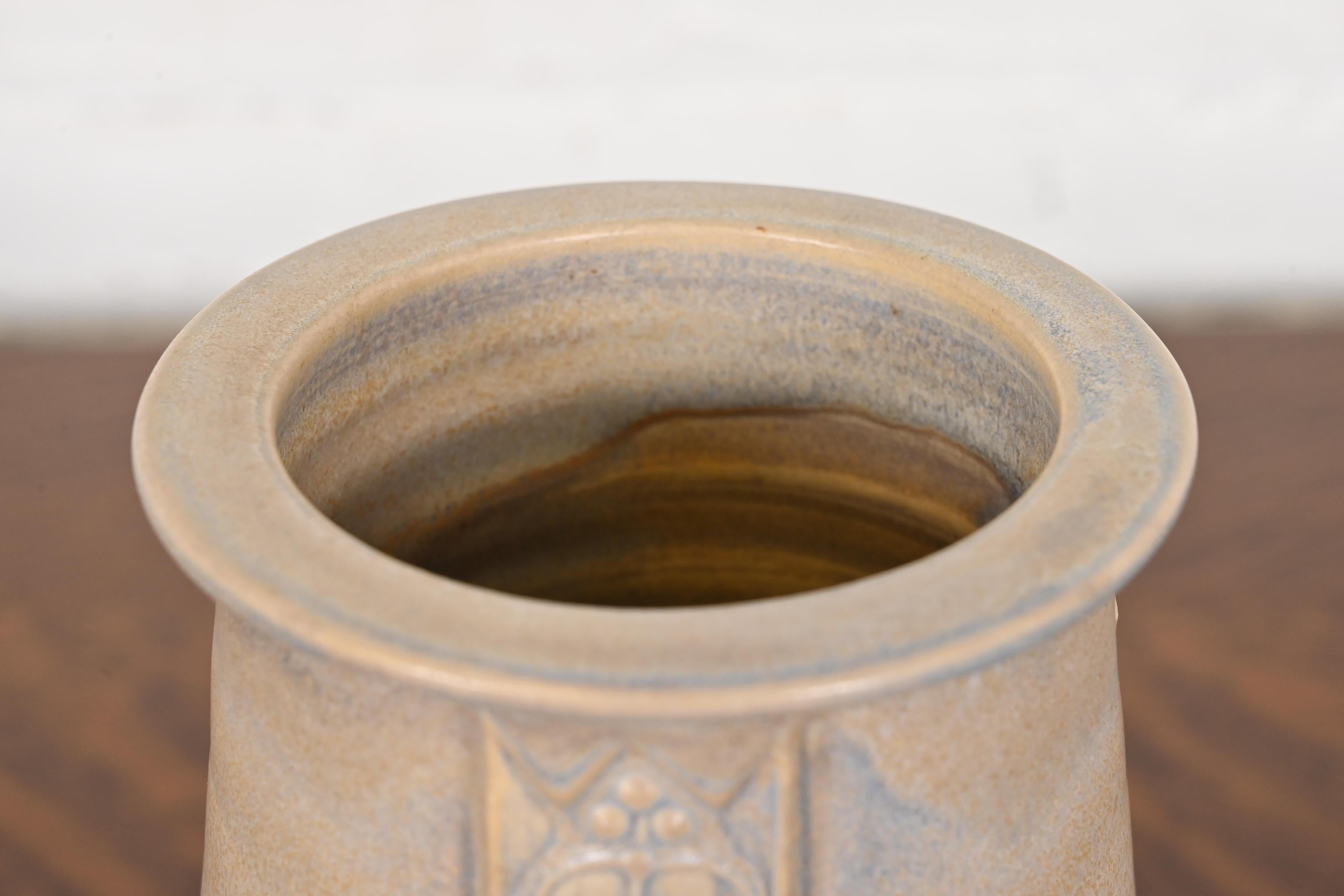 Ceramica Vaso in ceramica smaltata Roycroft Pottery Arts & Crafts in vendita