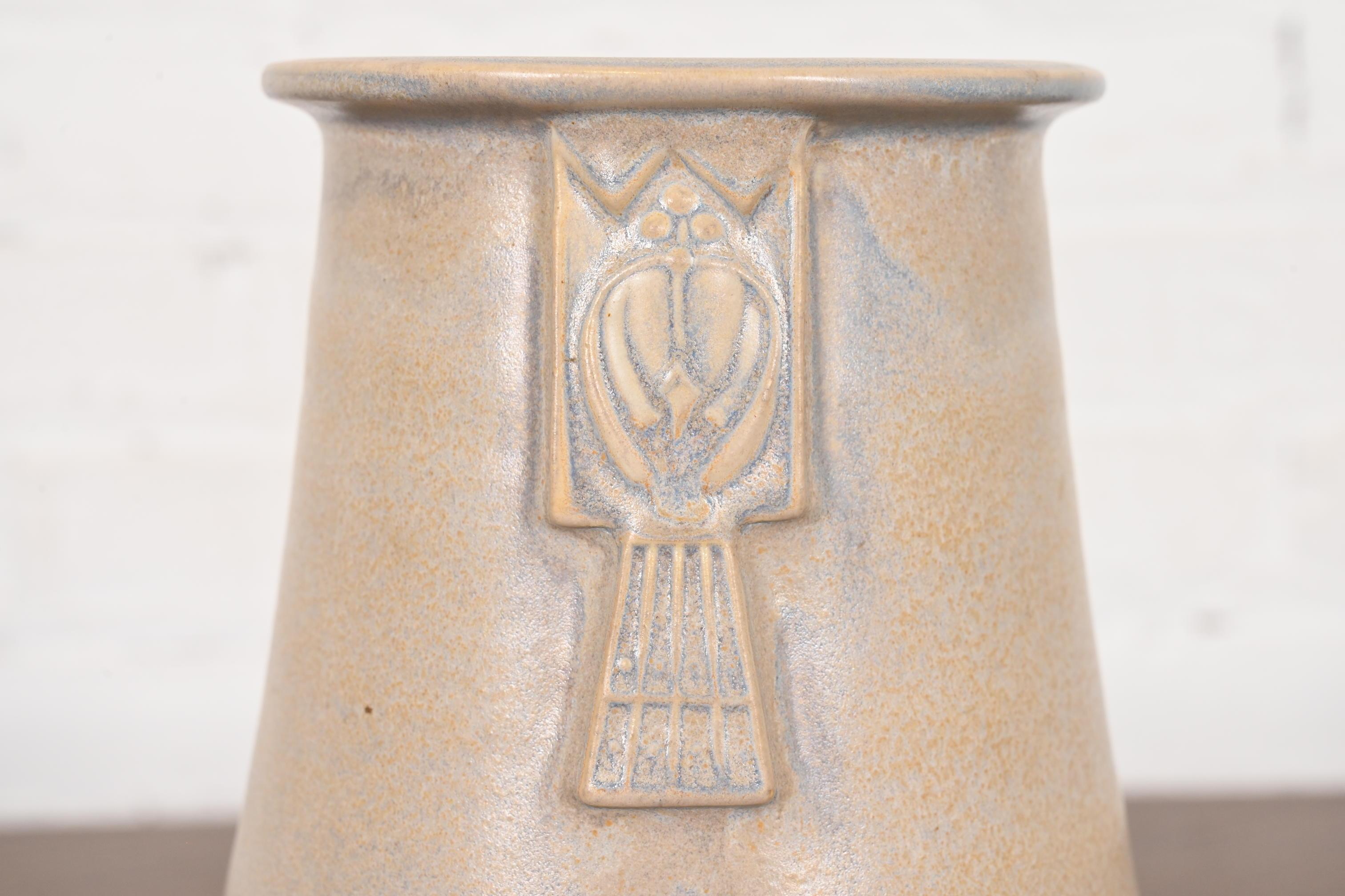 Vaso in ceramica smaltata Roycroft Pottery Arts & Crafts in vendita 1