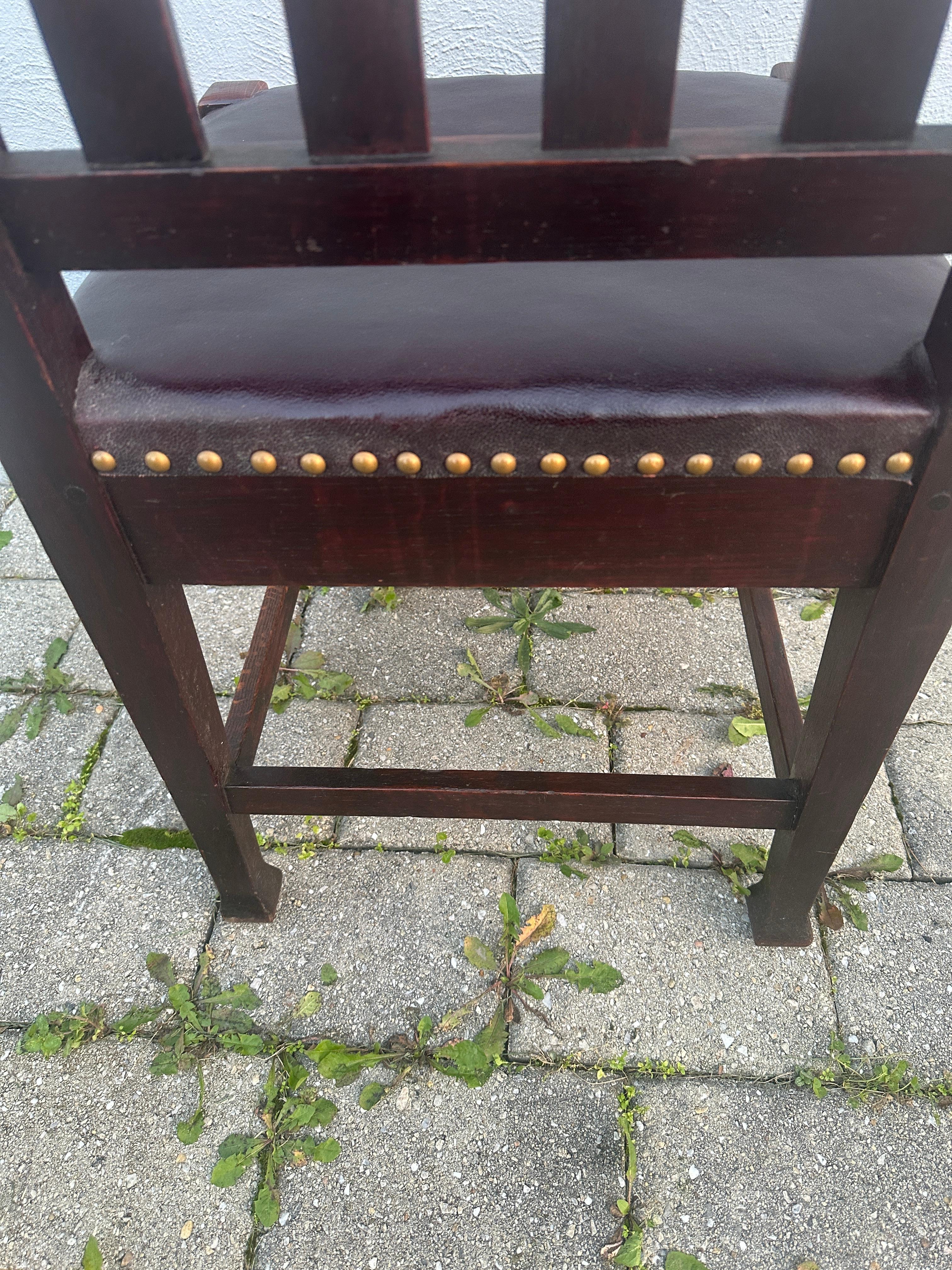 Chaise d'appoint Roycroft en très bon état cir 910-    L'époque Stickley  W7738 en vente 1