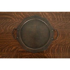 Roycroft Style Arts & Crafts Copper Large Handled Tray, Circa 1920s