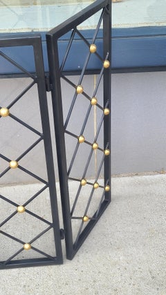 Royere Style Fireplace Screen