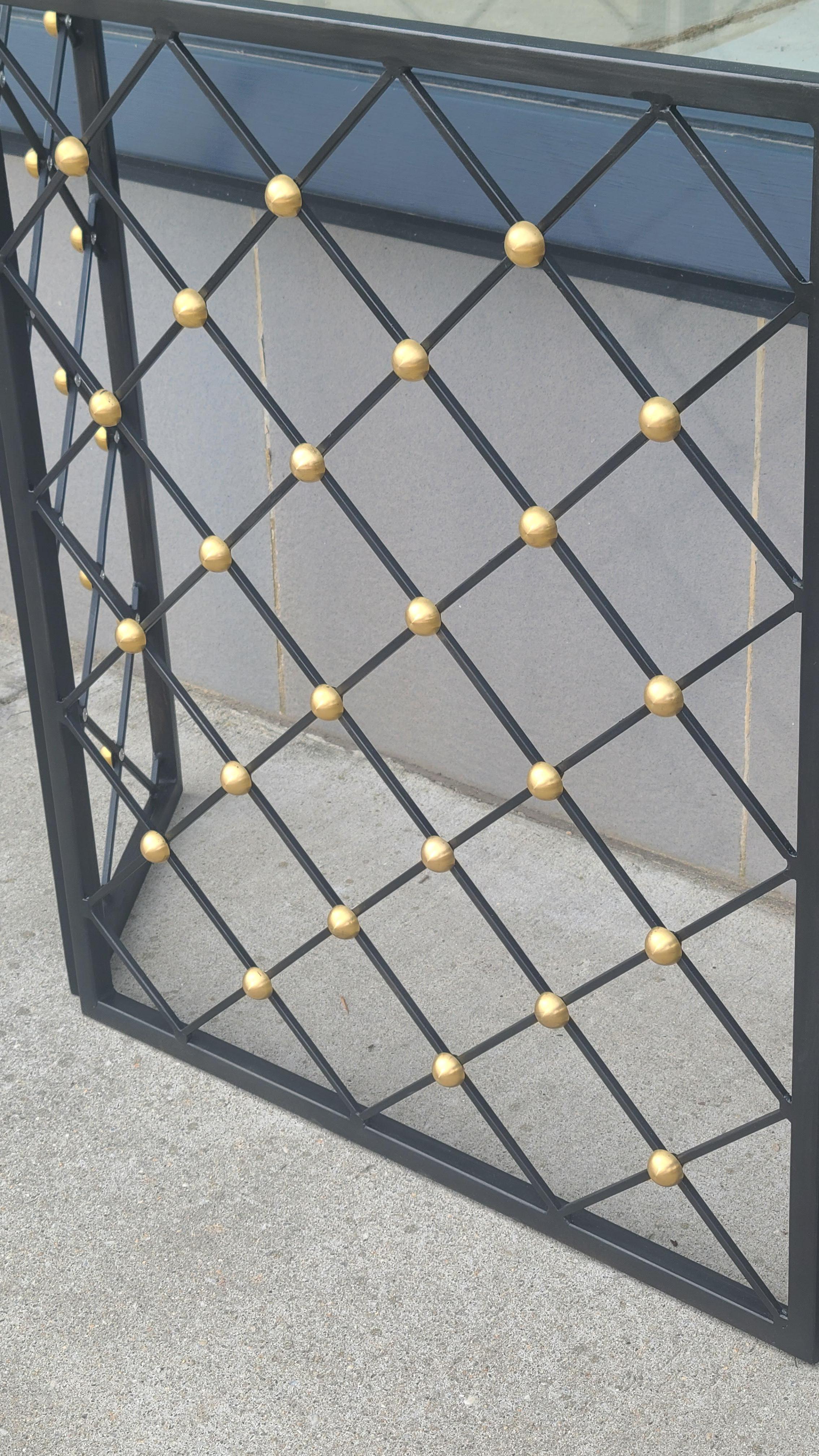 Mid-Century Modern Royere Style Fireplace Screen