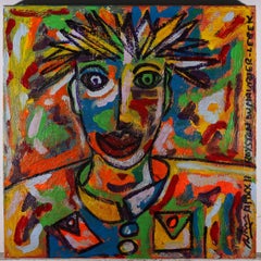 Royston Du Maurier-Lebek - 2022 Mixed Media, Vibrant Smile