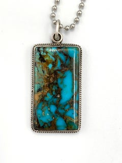 Royston Turquoise Dog Tag by Aldrich