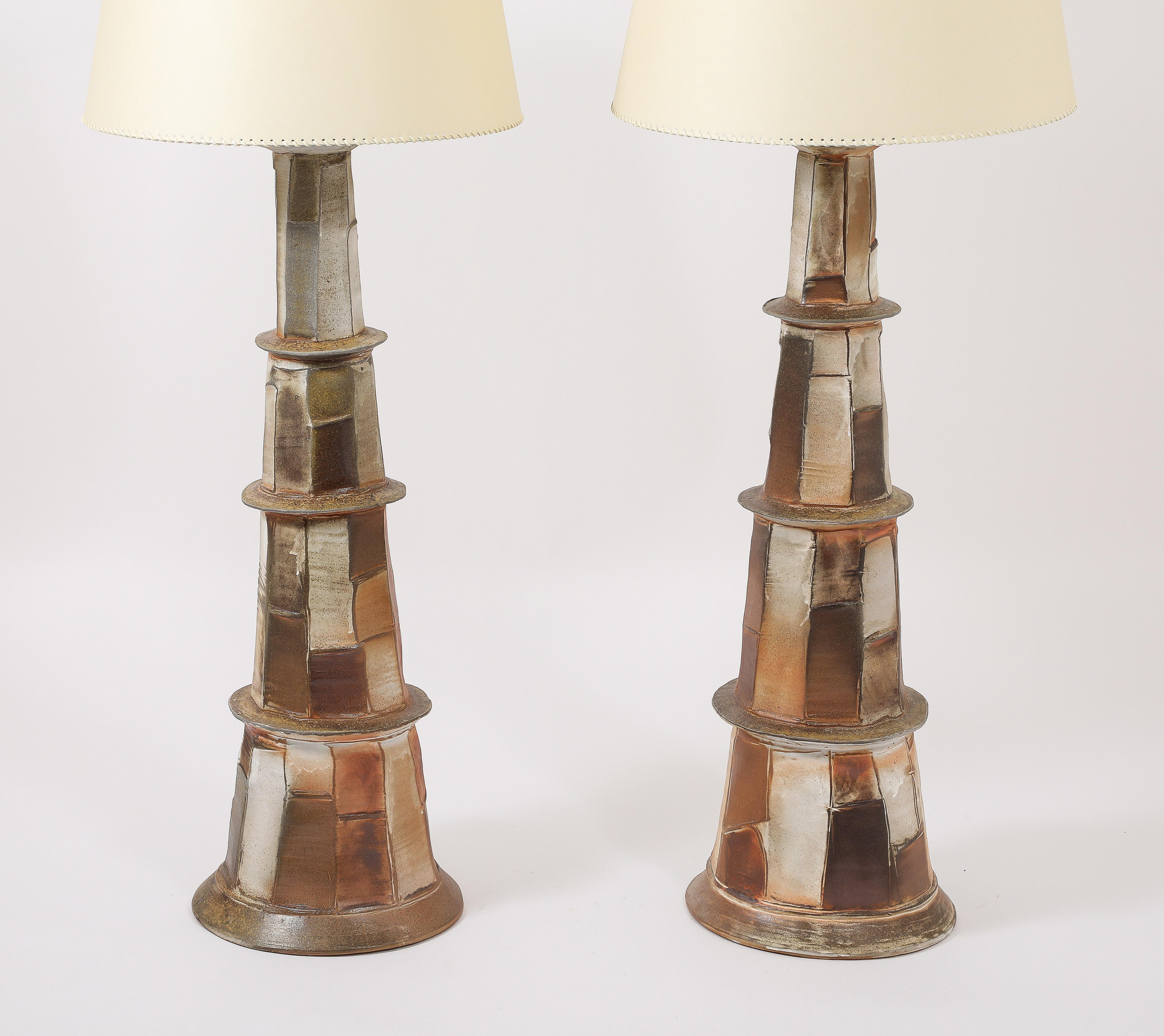 Roz Herin Ceramic Floor Lamps, France 2020 For Sale 8