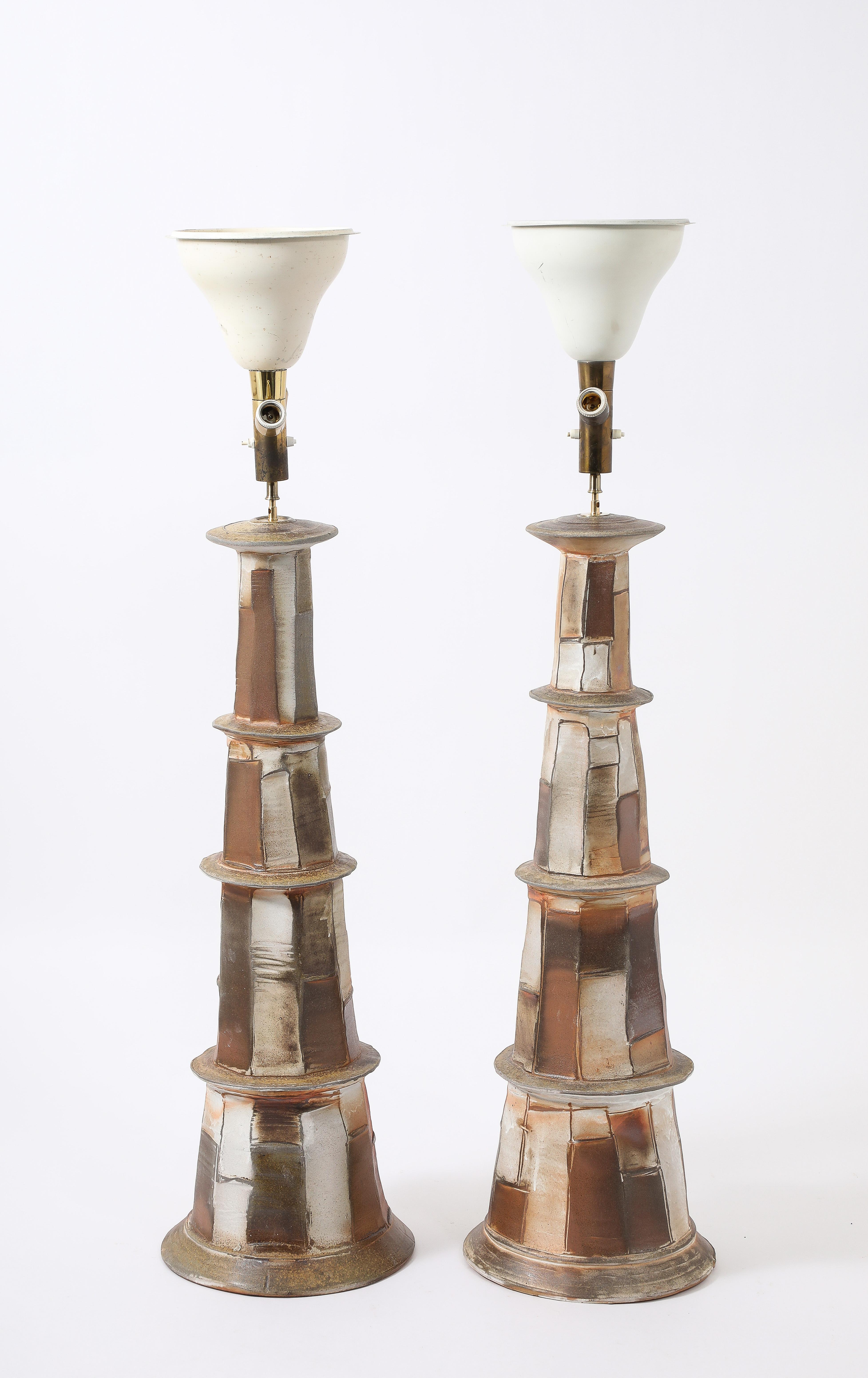 Roz Herin Ceramic Floor Lamps, France 2020 For Sale 2