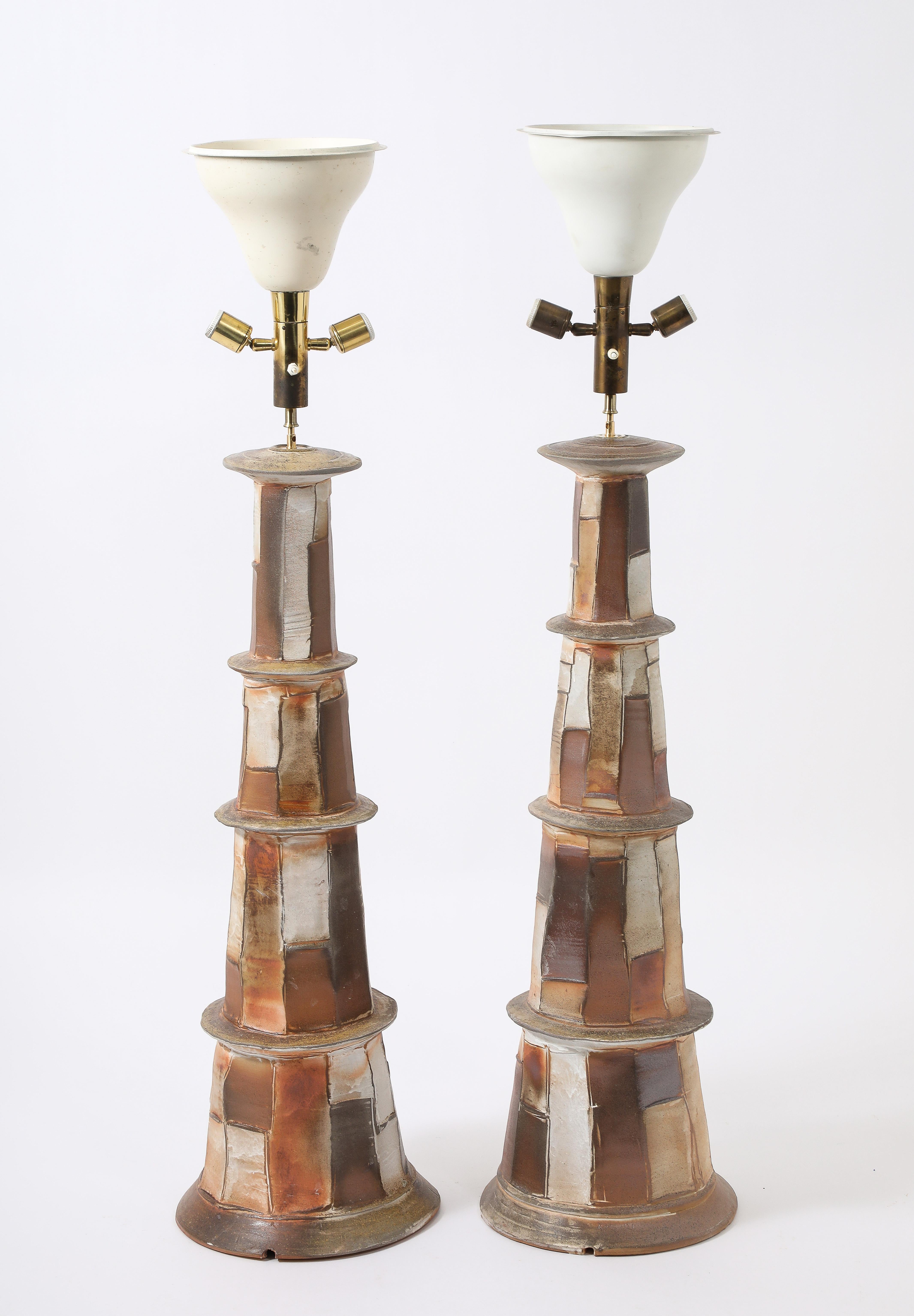 Roz Herin Ceramic Floor Lamps, France 2020 For Sale 3