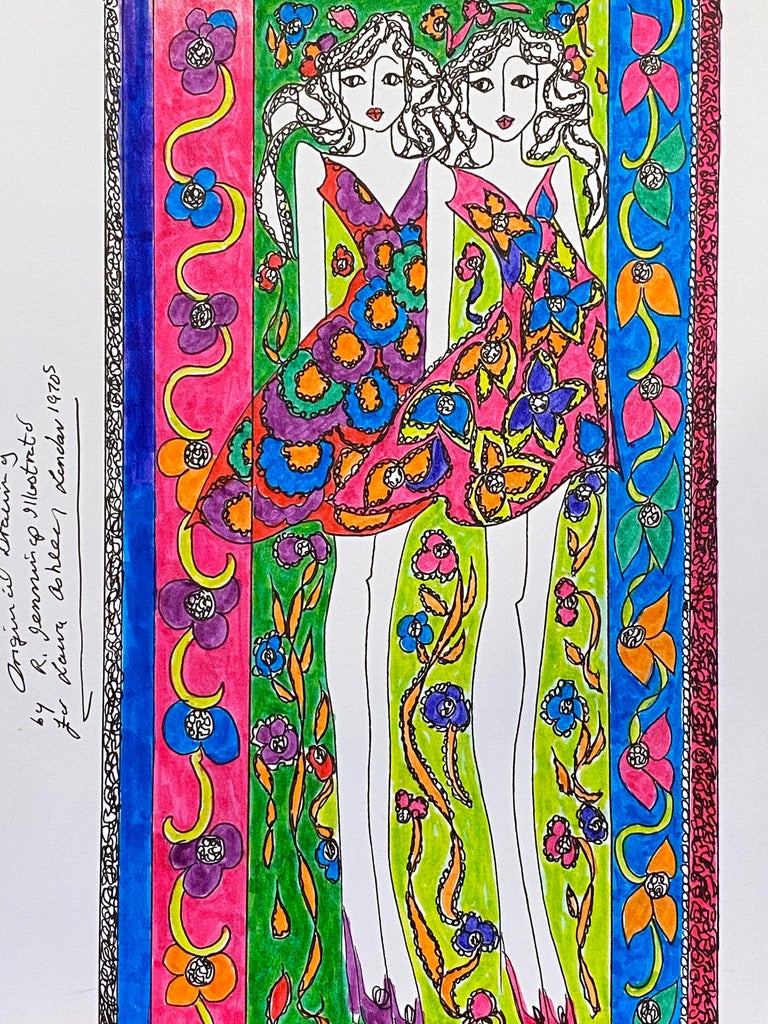 Roz Jennings - Original Fashion Design Illustration Watercolor Painting ...