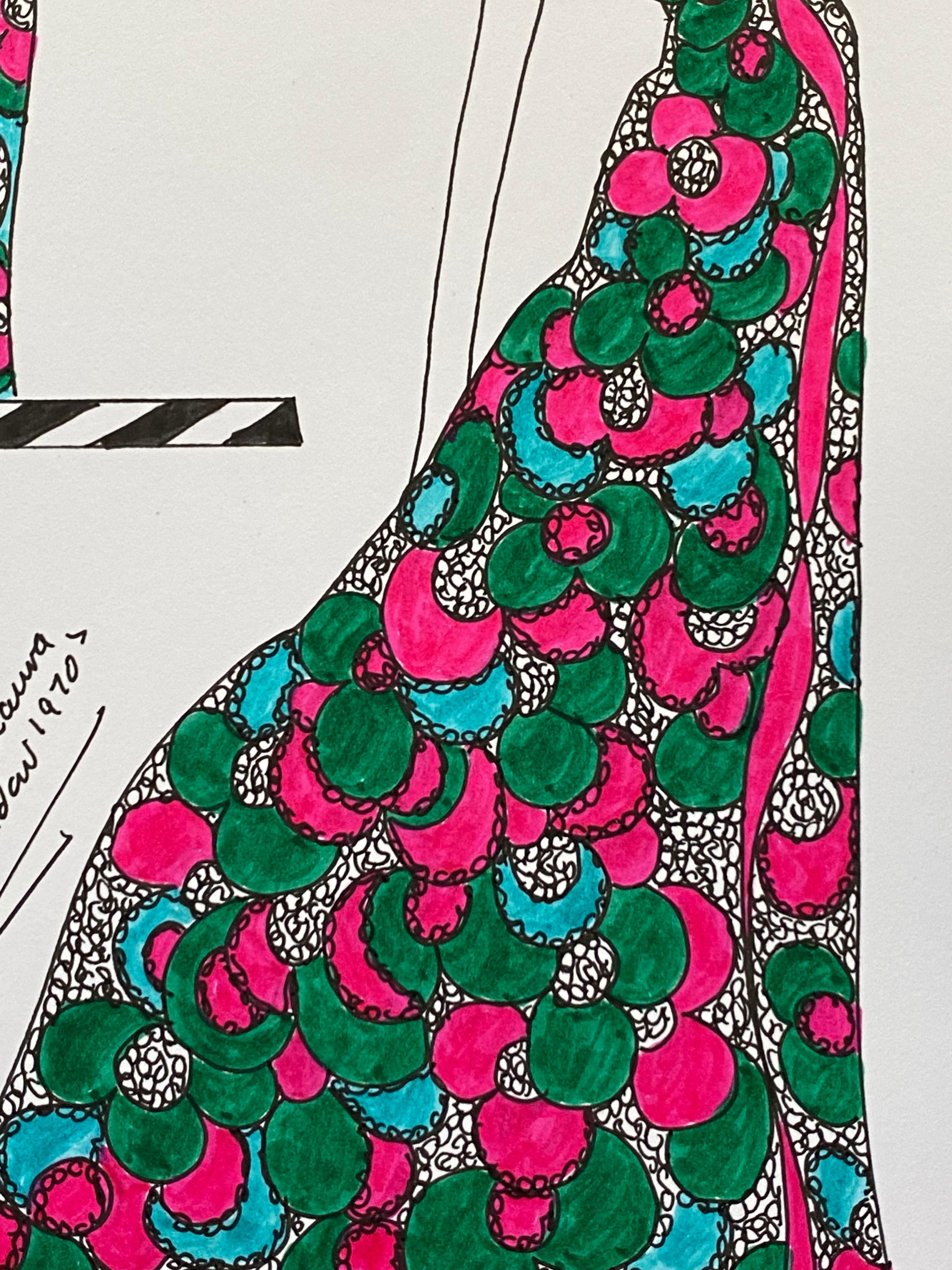 fashion design watercolor