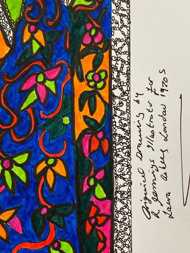 Roz Jennings - Original Fashion Design Illustration Watercolor Painting ...