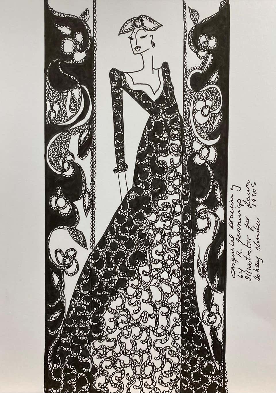 Roz Jennings - Original Fashion Design Illustration Watercolor Painting ...