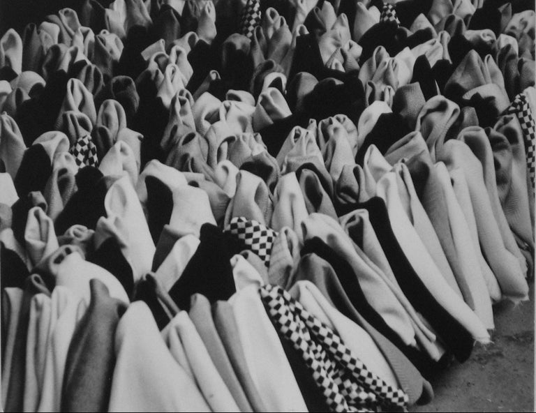 Rolled Fabric in an Istanbul Marketplace 1960s Black and White Photograph For Sale 1