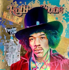 Rolling Stone Jimi - modern portraiture iconic famous painting contemporary