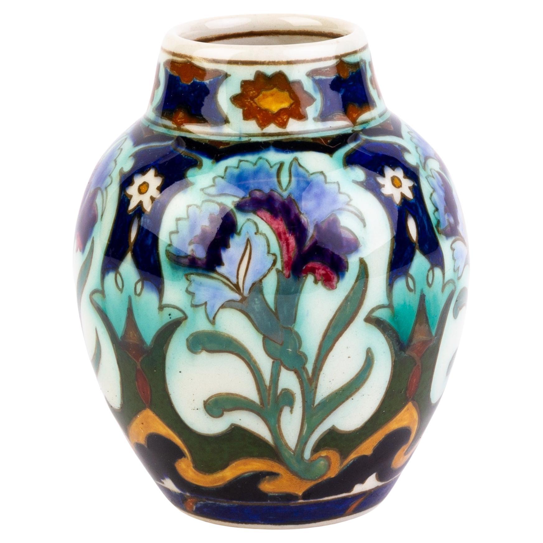 Rozenburg Art Nouveau Pottery Vase For Sale