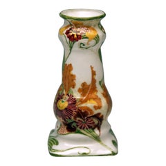 Rozenburg Den Haag Feinstes Eierschalen-Porzellan Jugendstil-Vase Van Rossum:: 1903