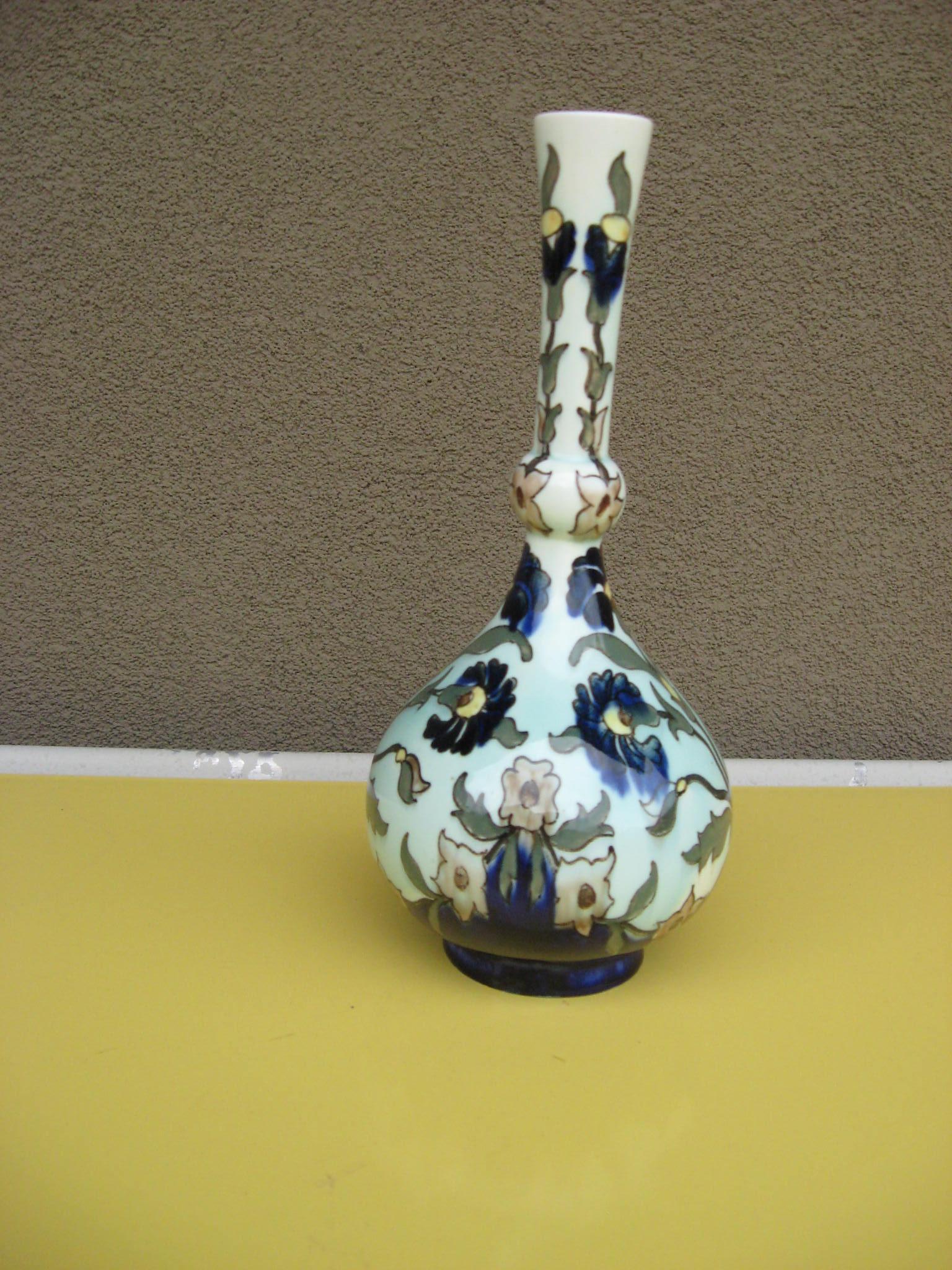Clay Rozenburg DenHaag Art Nouveau Vase, Late 19th Century For Sale