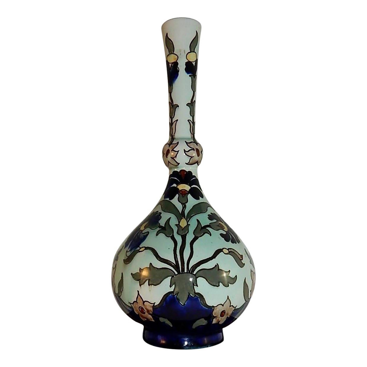 Rozenburg DenHaag Art Nouveau Vase, Late 19th Century