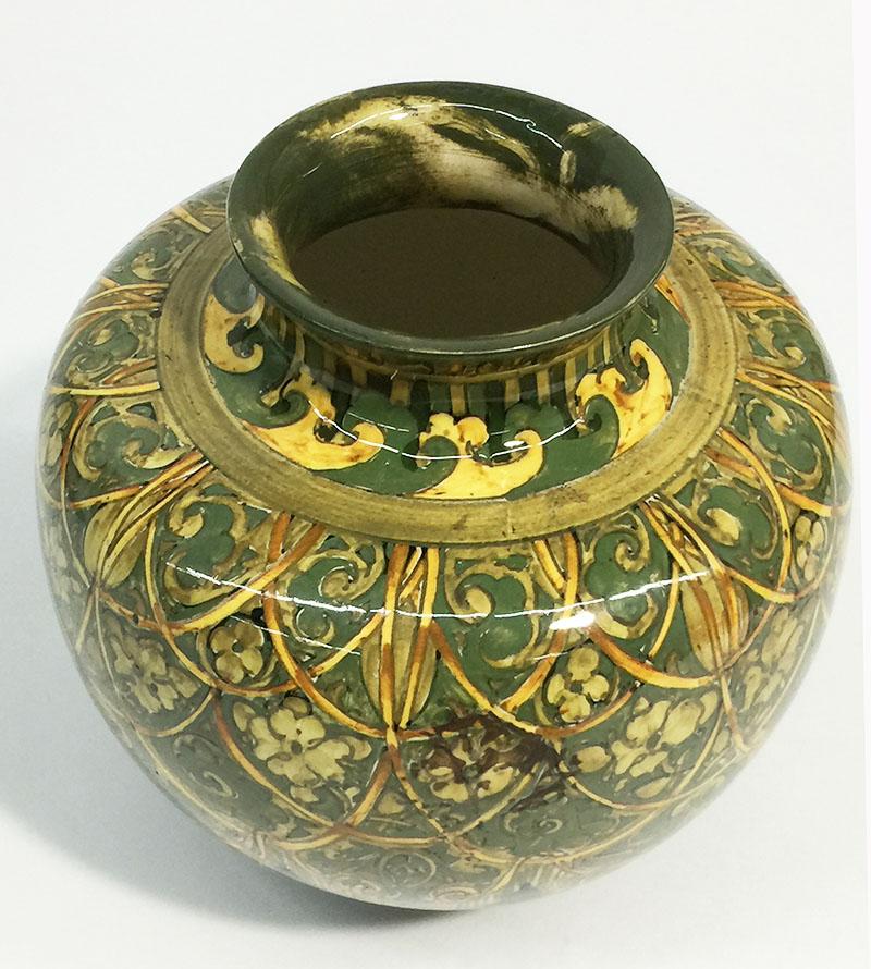 Rozenburg-Vase aus Steingut, Den Haag, Niederlande, 1894 im Angebot 1