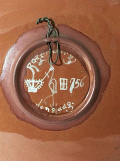 Rozenburg Earthenware Wall Plate, Art Nouveau, The Hague, The Netherlands, 1898
