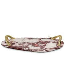 Rozu - Bandeja de Lujo en Mármol Calacatta Viola