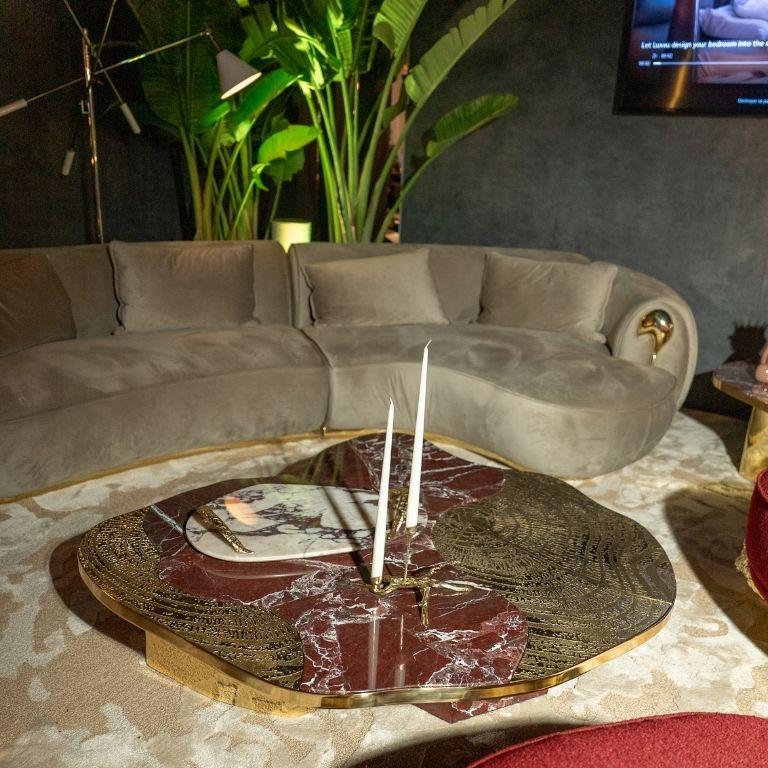 Rozu - Luxuriöses Tablett aus Marmor Calacatta Viola (21. Jahrhundert und zeitgenössisch) im Angebot