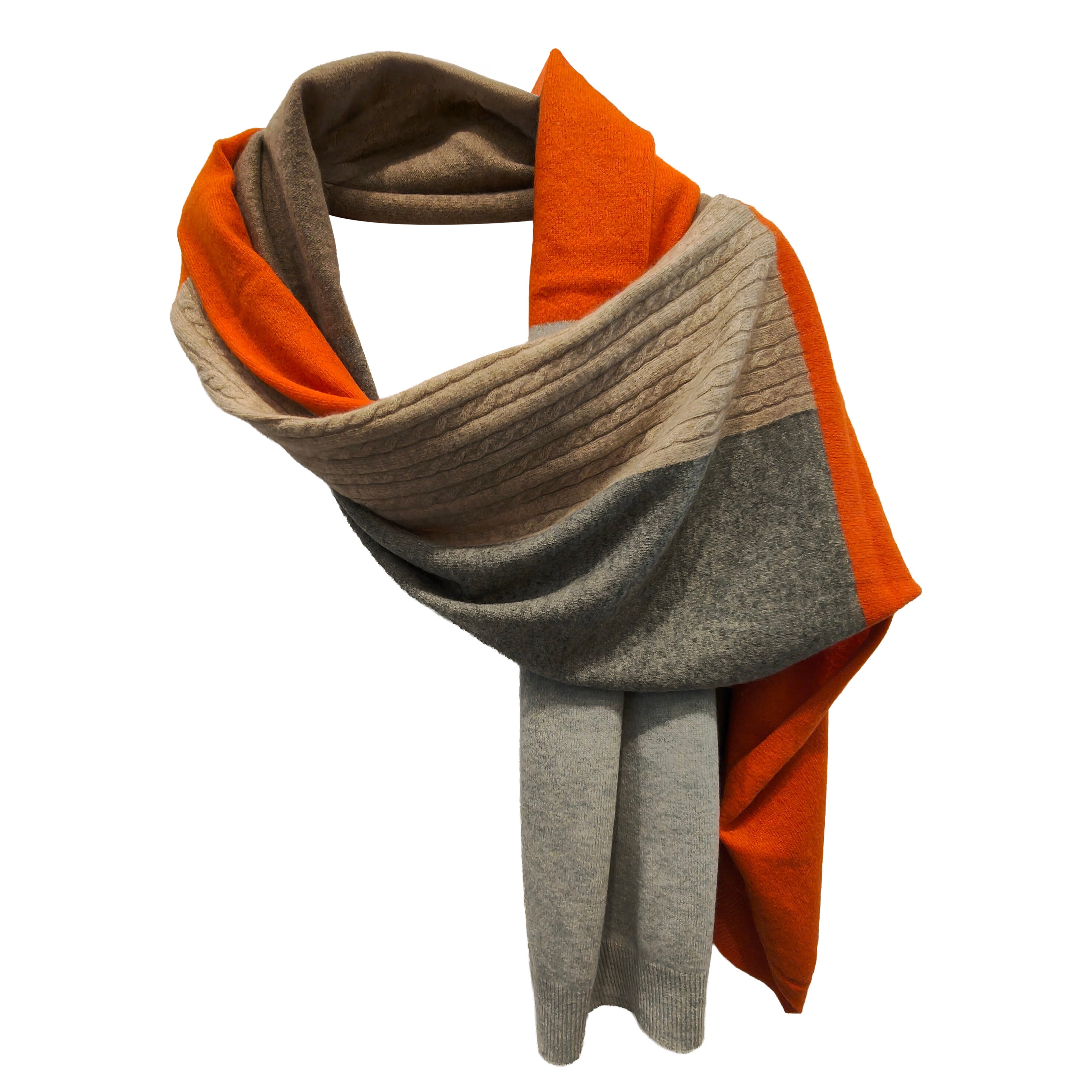 R&R cachemire multicoloured scarf