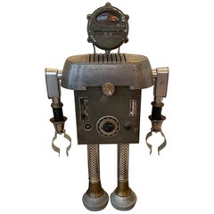 Vintage R.R. Robot Sculpture by Bennett Robot Works