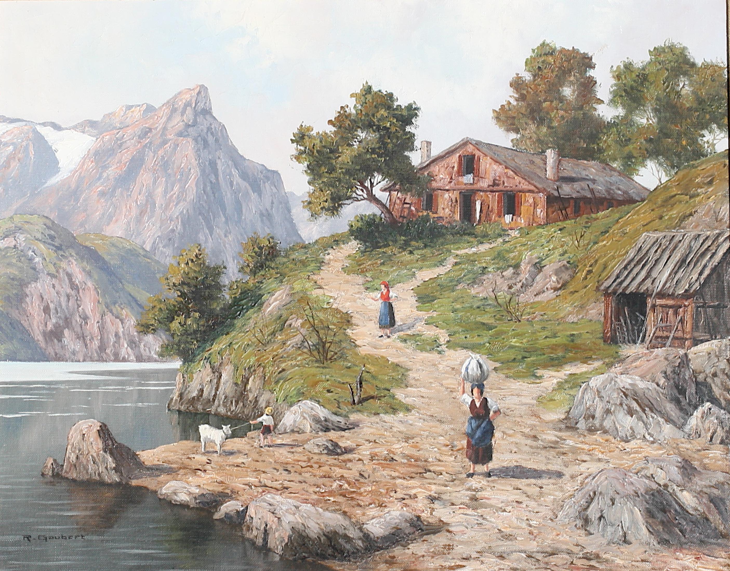R.(Raymond) Goubert, (20th/21st. Century) Painting For Sale 4