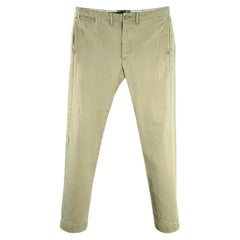 RRL by RALPH LAUREN Size 31 Green Cotton Straight Casual Pants