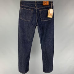 RRL by RALPH LAUREN Size 33 Indigo Cotton Jeans