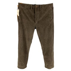 RRL by RALPH LAUREN Size 36 Brown Corduroy Cotton Casual Pants