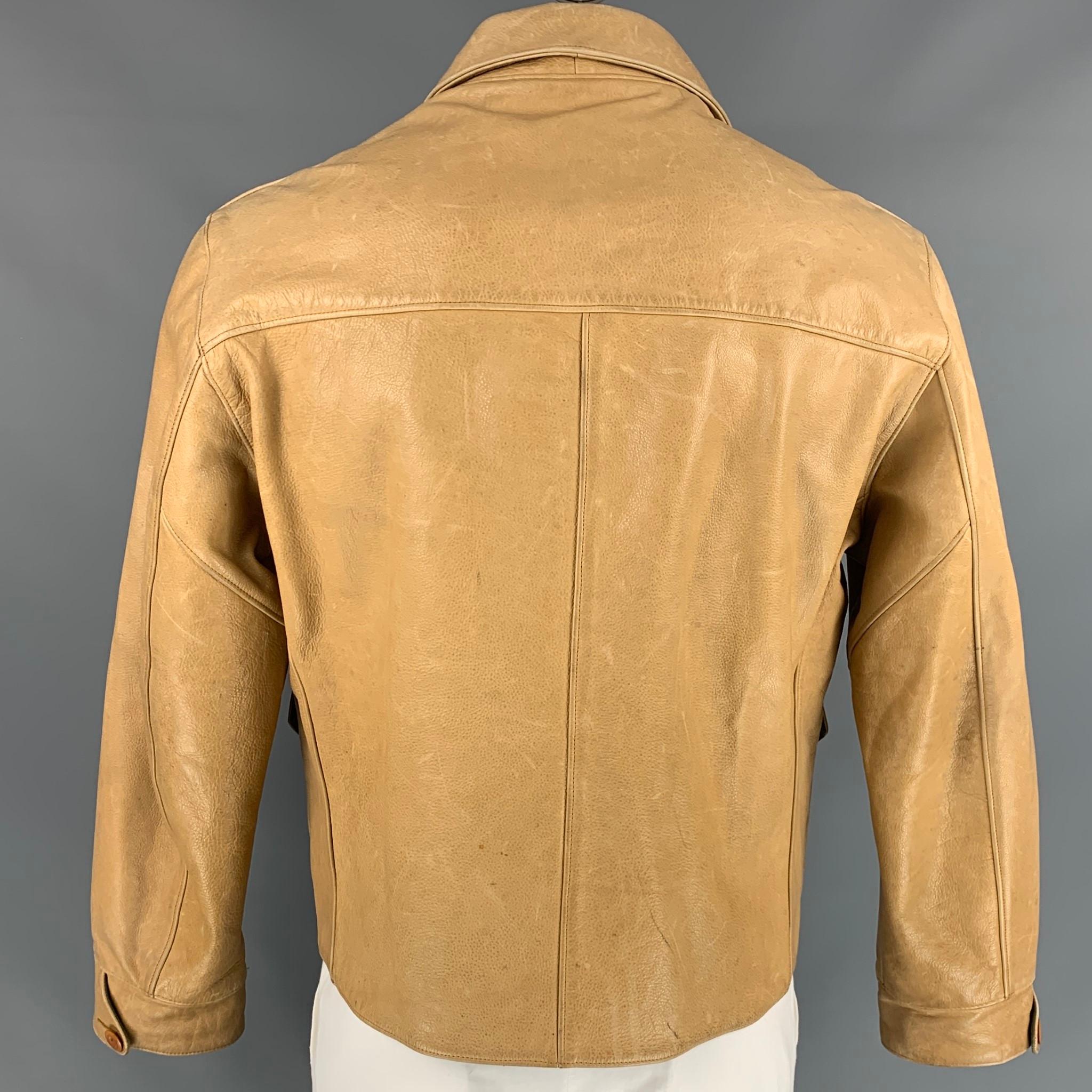 ralph lauren rrl leather jacket