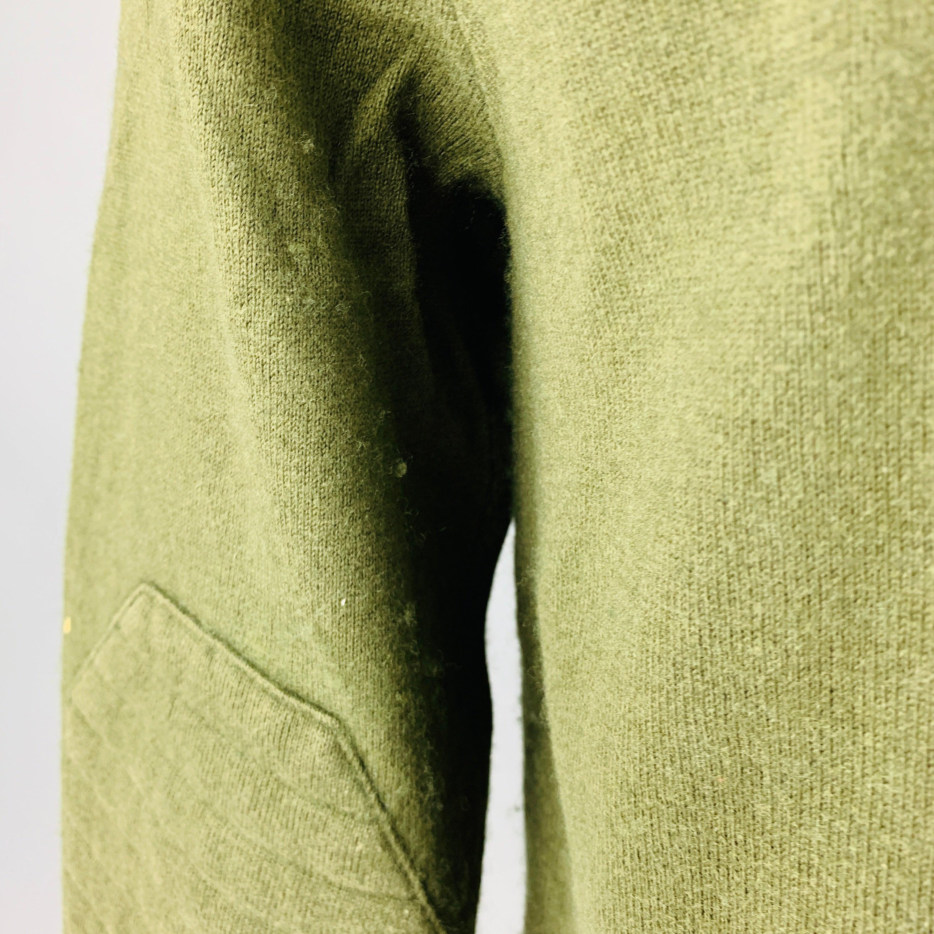 RRL by RALPH LAUREN  Veste en laine de coton matelassée verte, taille L Pour hommes en vente