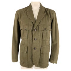 RRL by RALPH LAUREN Size XL Olive Cotton Jacket