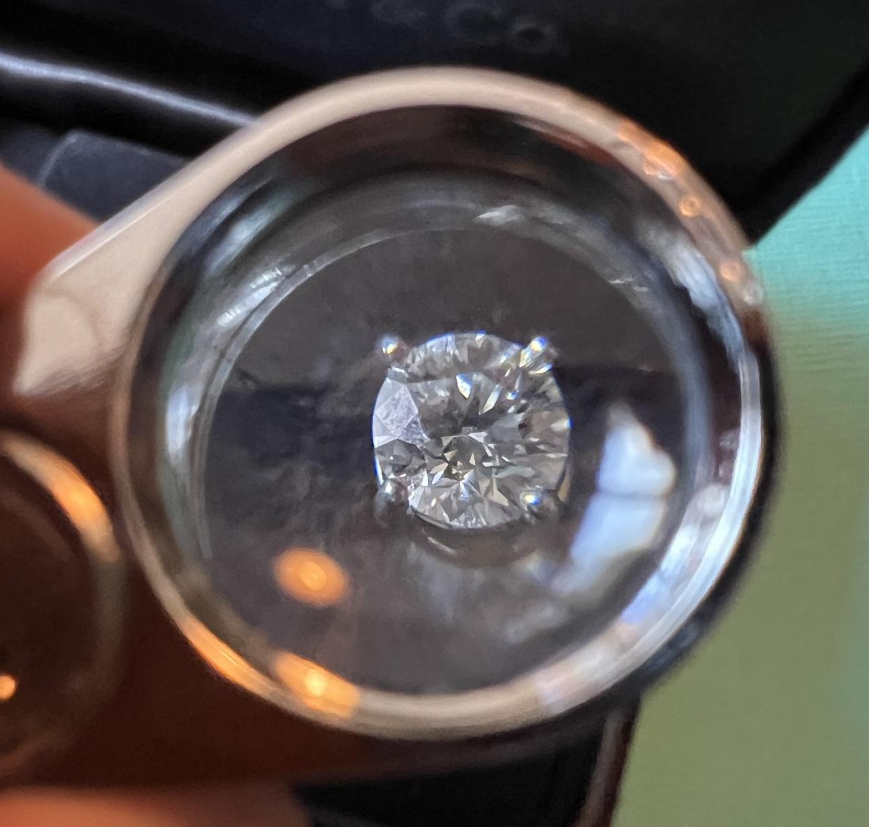 Rrp £11,500 Tiffany & Co Platin 1,06 Ct Diamant Solitär Ohrstecker Paar im Angebot 9