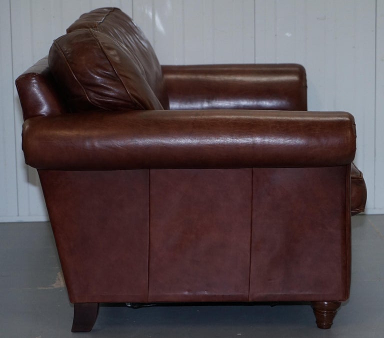 Laura Ashley Mortimer 2 Sofa Bed In Vintage Heritage Brown Leather At 1stdibs Buy john lewis charlotte grand sofa, rialto bruno from our sofas & sofa beds range at john lewis & partners. laura ashley mortimer 2 sofa bed in vintage heritage brown leather