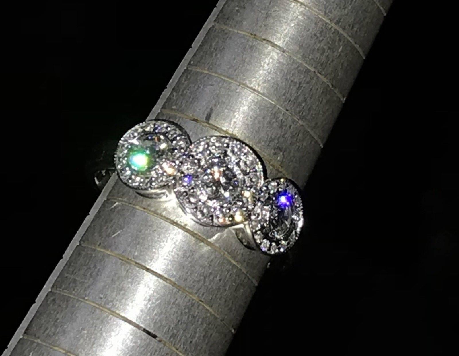 Modern Tiffany Platinum and Diamond Circlet Ring 0.55-Carat with Original Receipt