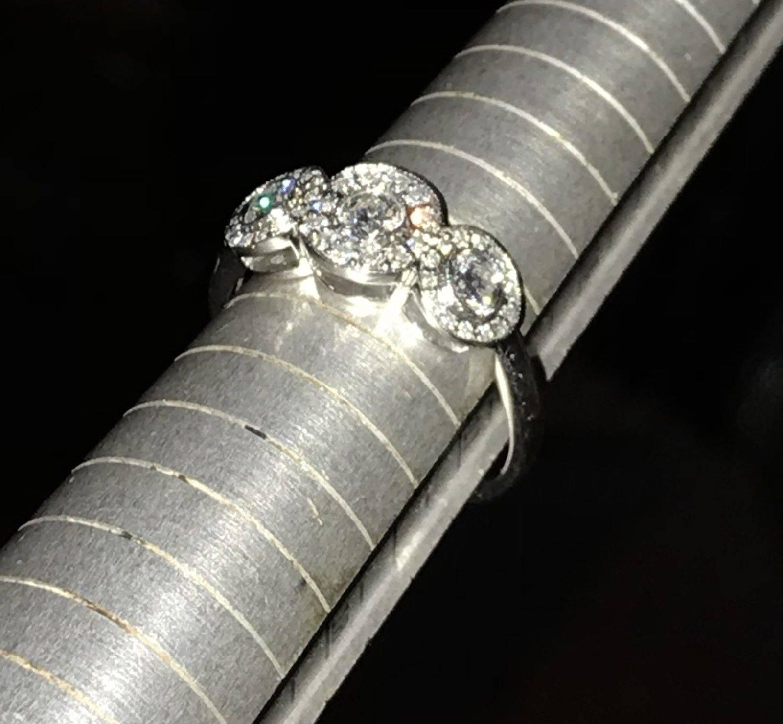 American Tiffany Platinum and Diamond Circlet Ring 0.55-Carat with Original Receipt