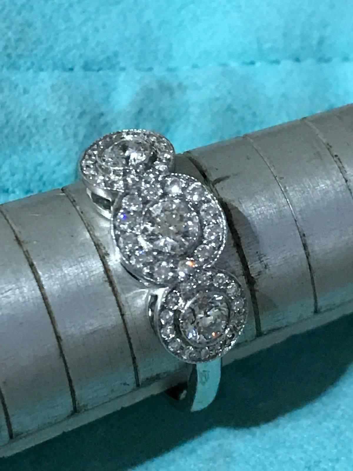 Tiffany Platinum and Diamond Circlet Ring 0.55-Carat with Original Receipt 1