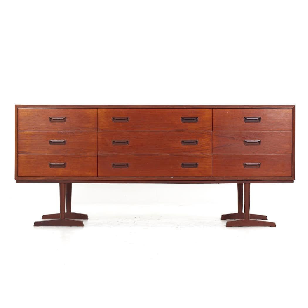 RS Associates Mid Century Danish Teak Lowboy Dresser

This lowboy measures: 78 wide x 18 deep x 34 inches high

All pieces of furniture can be had in what we call restored vintage condition. That means the piece is restored upon purchase so it’s