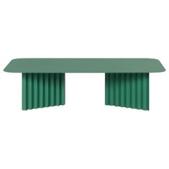 RS Barcelona Plec Large Table in Green Metal by A.P.O.