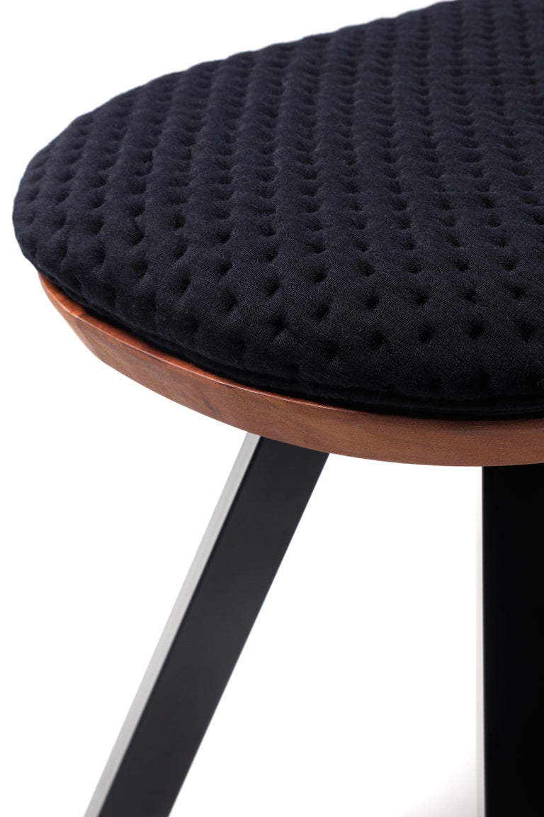 Rs Barcelona Large You And Me Bench With Short Black Seat Cushion
