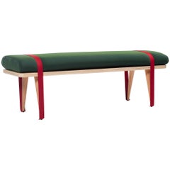 RS Barcelona On the Road Bench in Tessuto Pavone di Stone Designs