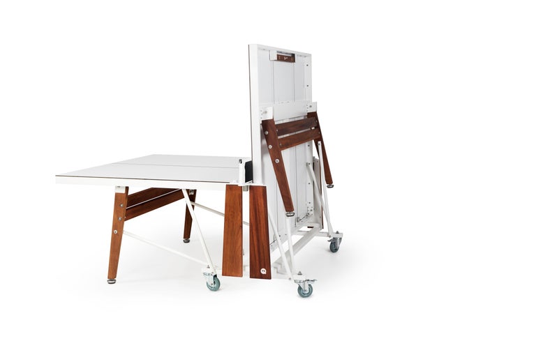 Rs Barcelona Ping Pong Folding Table In White By Rafael Rodriguez