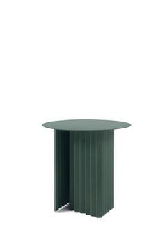 RS Barcelona Plec, runder Tisch aus grünem Metall von A.P.O.