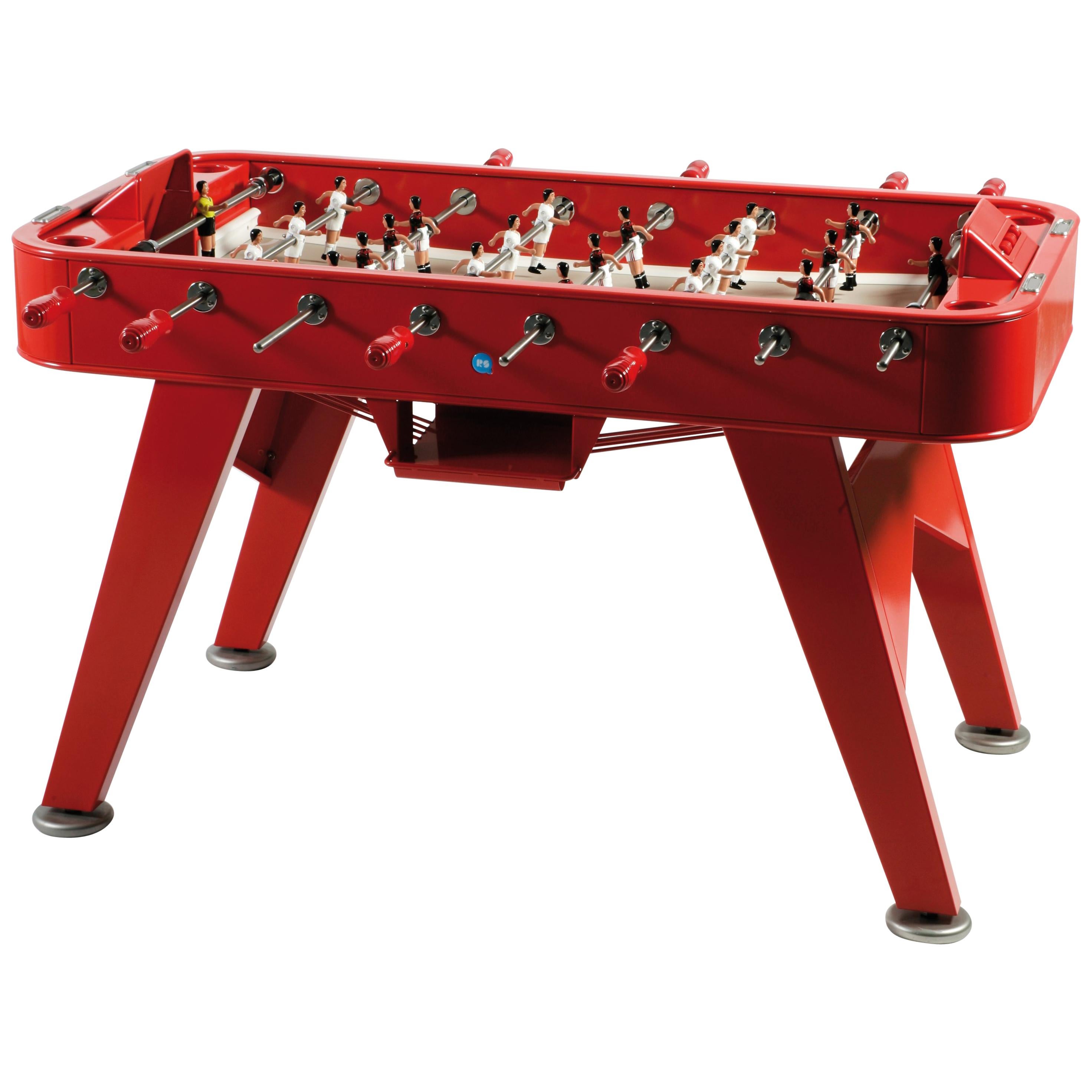 RS Barcelona RS2 Football Table in Red Iron by Rafael Rodriguez For Sale