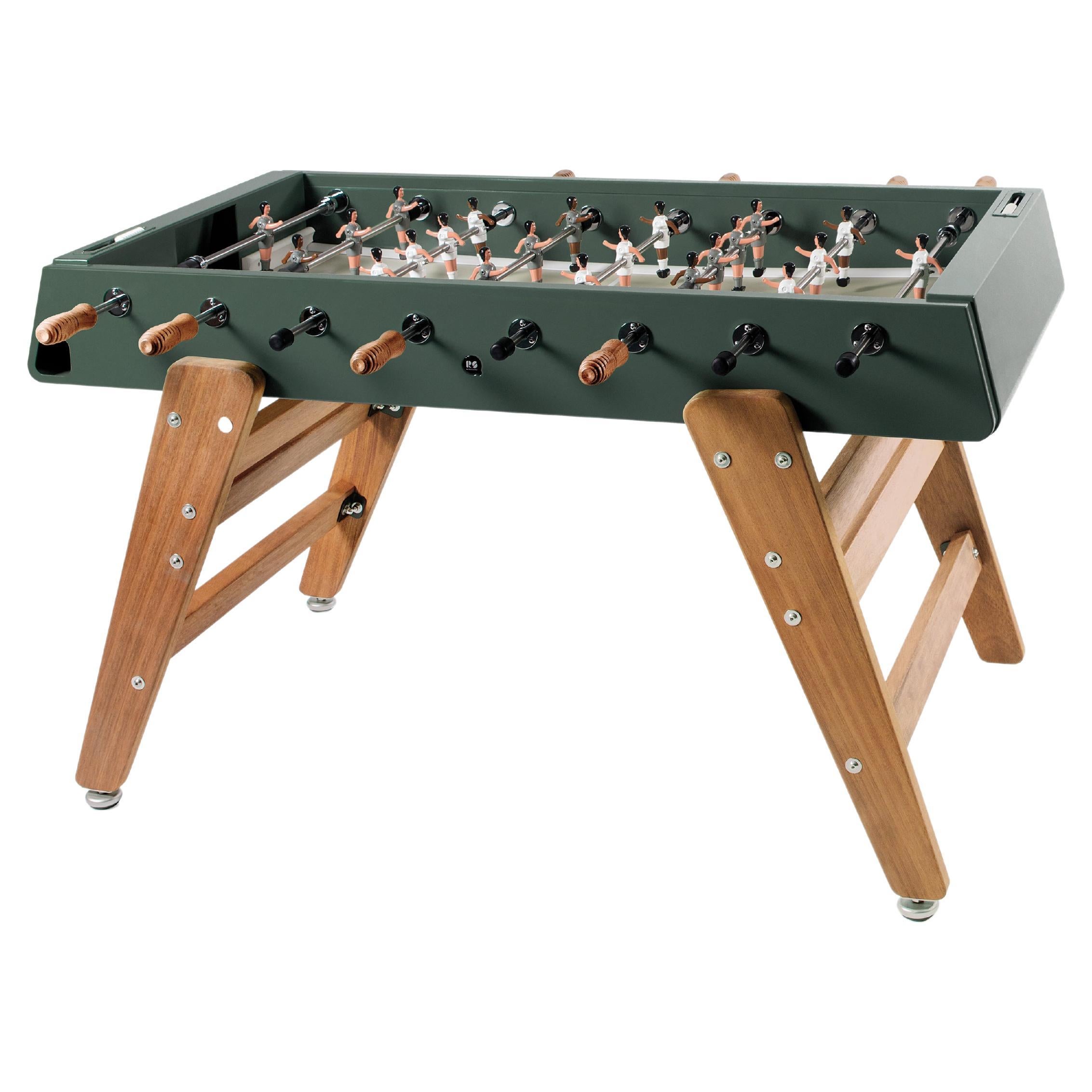 RS Barcelona RS3 Wood Table in Green by Rafael Rodriguez For Sale