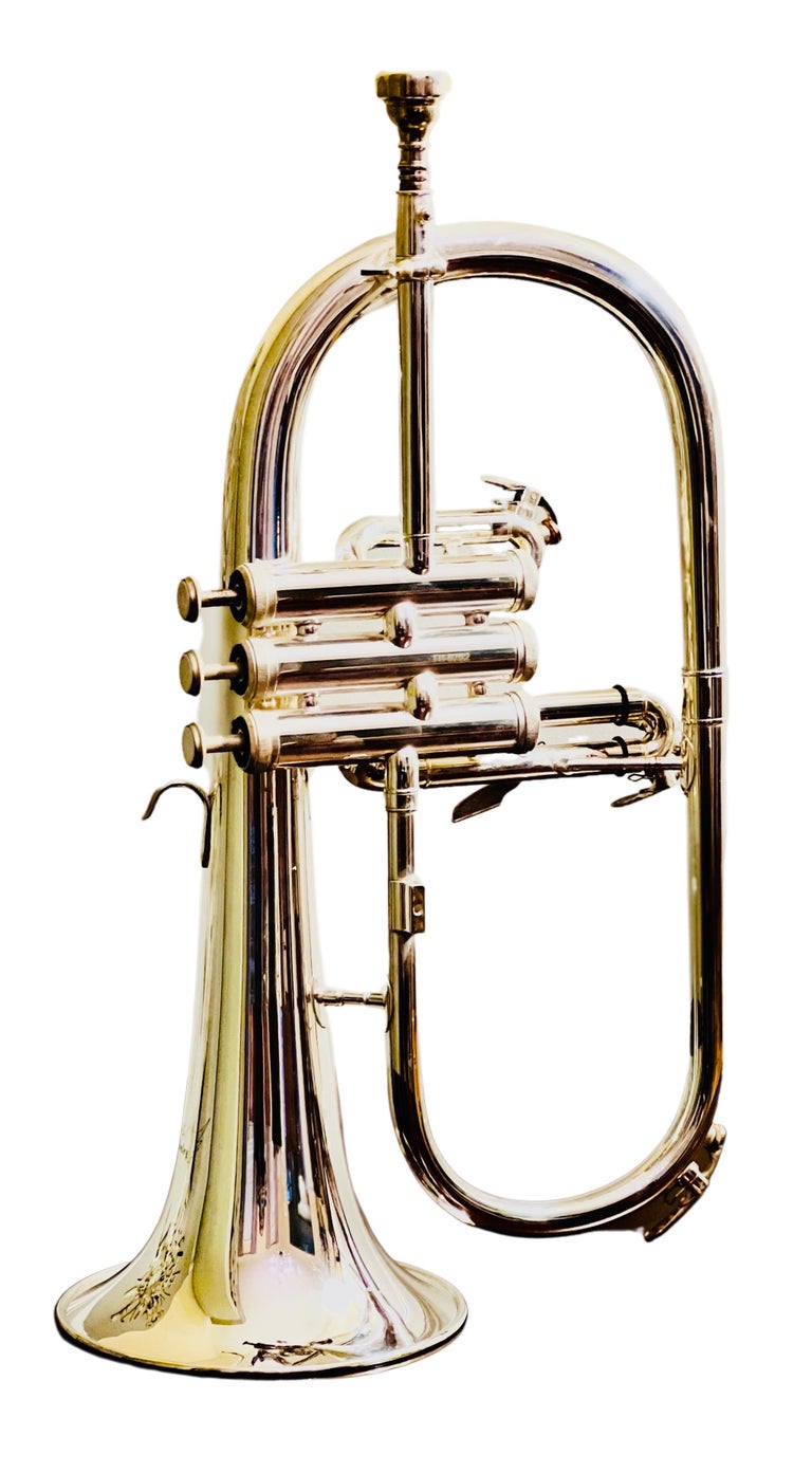 R.S. Berkely Silver Plated Flugelhorn, 2006 For Sale at 1stDibs