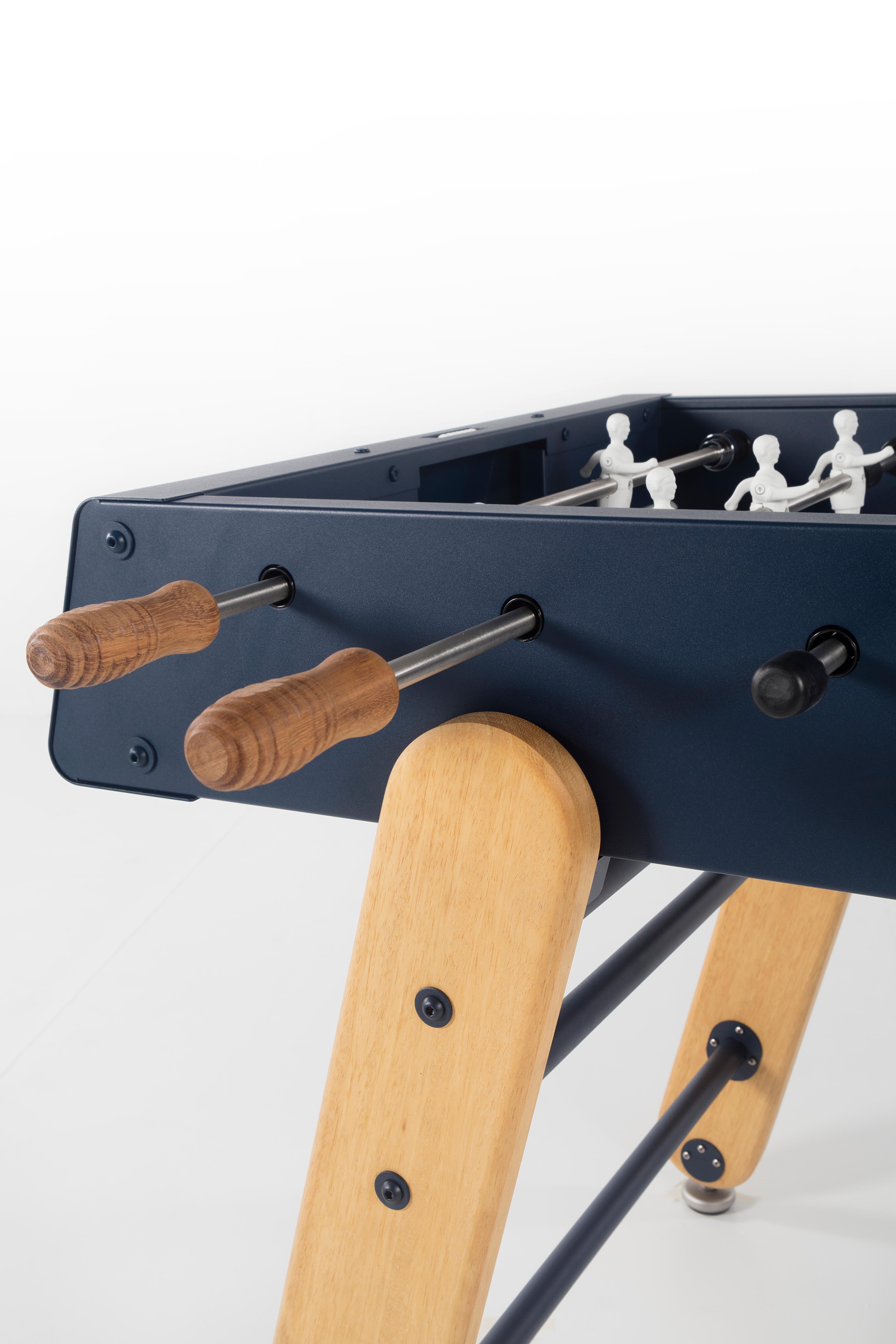 RS Barcelona RS4 Home Foosball Table in Blue In New Condition For Sale In Edison, NJ