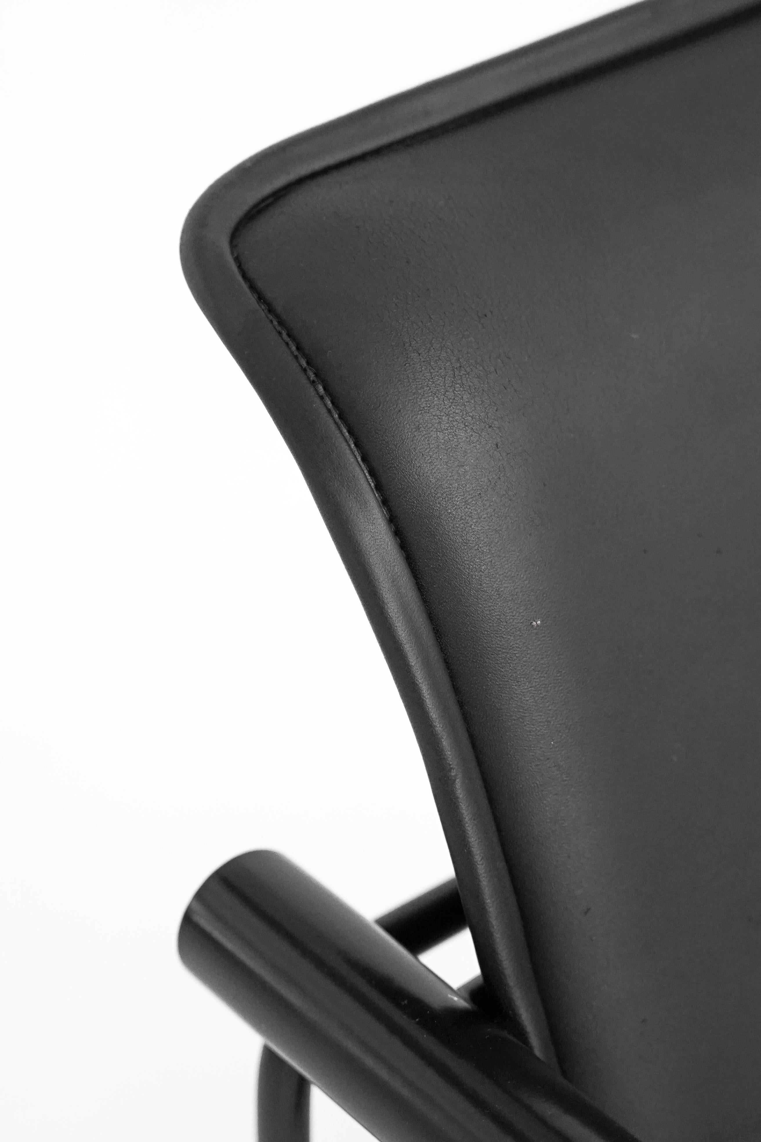 RS48 Lounge Chair in Leather by Robert Schultz for Nienkamper For Sale 5